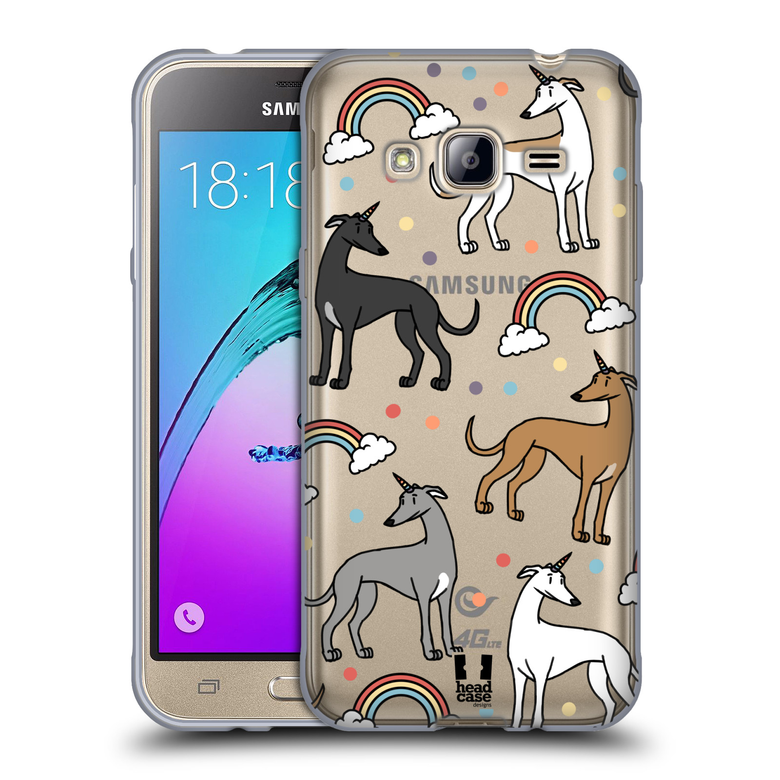 HEAD CASE DESIGNS EINHORN HUND MUSTER SOFT GEL HANDYHÜLLE FÜR SAMSUNG HANDYS 3 - Bild 12 von 12