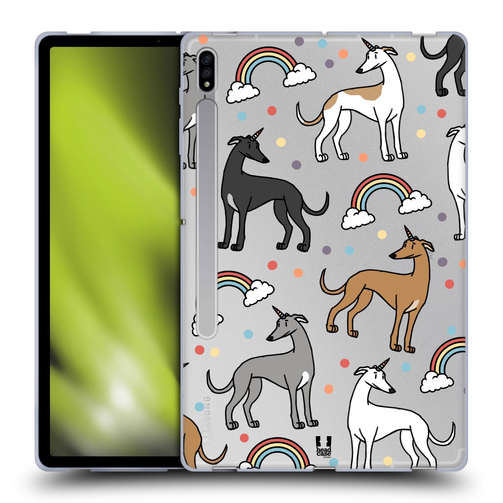 HEAD CASE DESIGNS UNICORN DOG PATTERNS SOFT GEL CASE FOR SAMSUNG TABLETS 1 - Picture 10 of 12