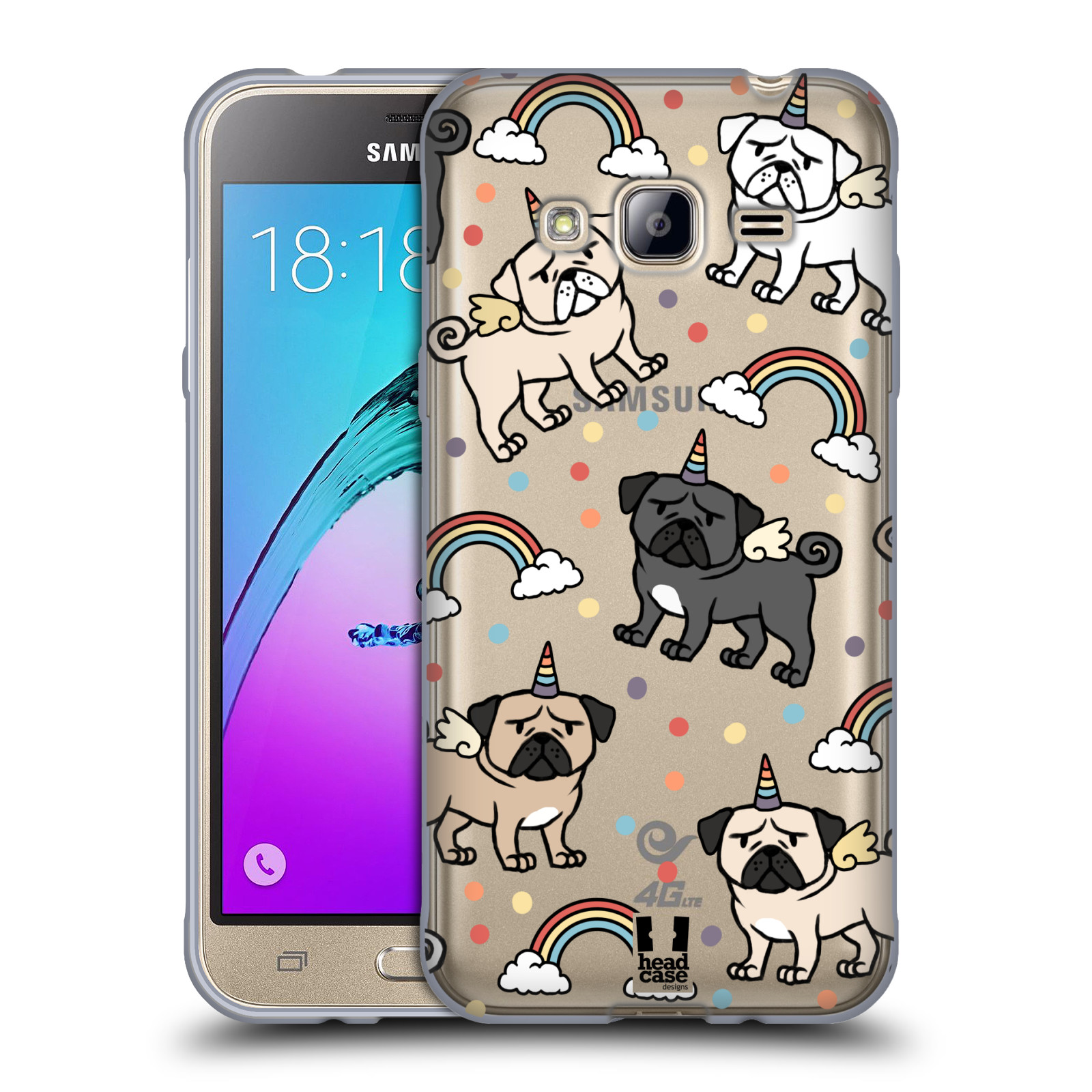 HEAD CASE DESIGNS EINHORN HUND MUSTER SOFT GEL HANDYHÜLLE FÜR SAMSUNG HANDYS 3 - Bild 8 von 12