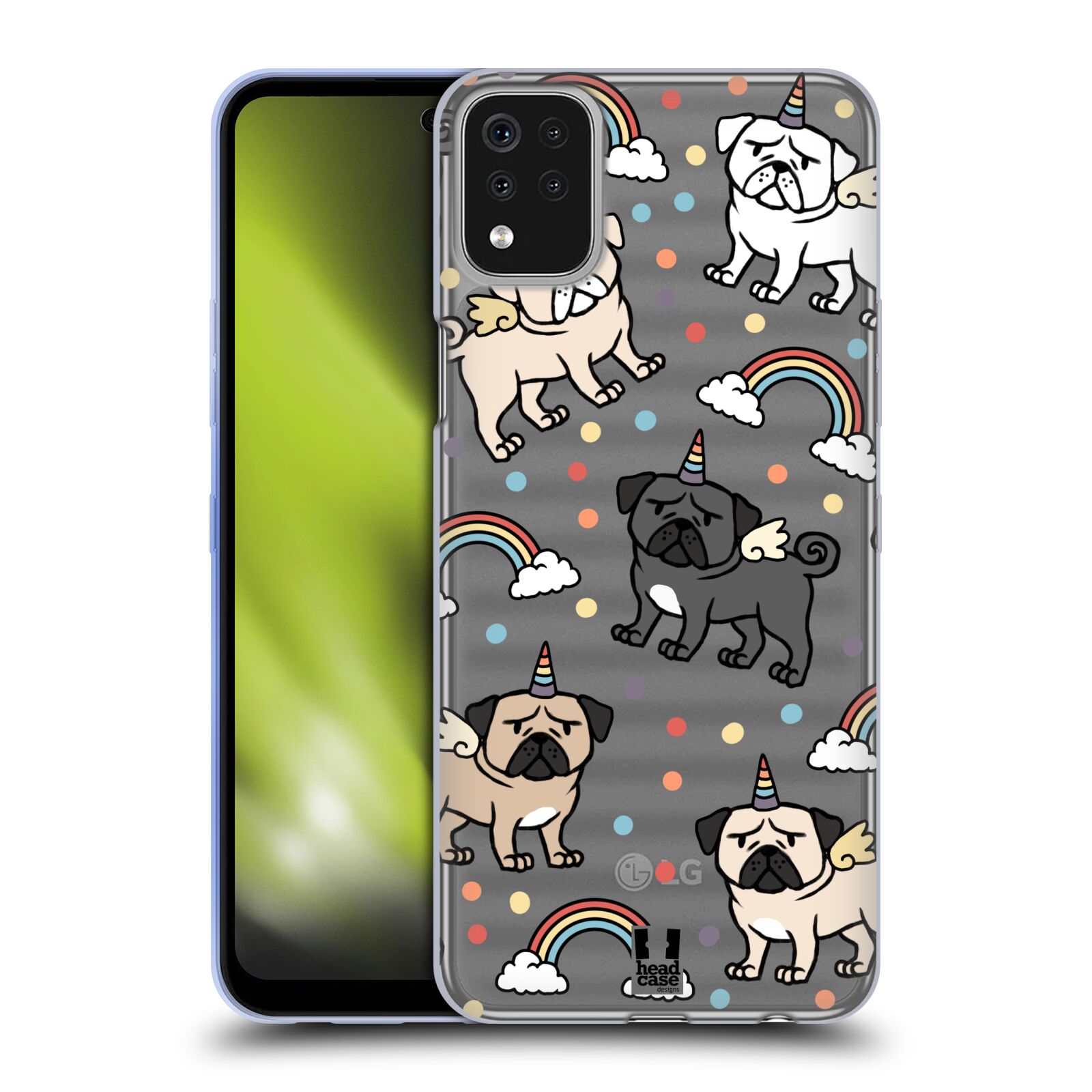 HEAD CASE DESIGNS UNICORN DOG PATTERNS GEL CASE FOR LG PHONES 1 - Picture 8 of 8