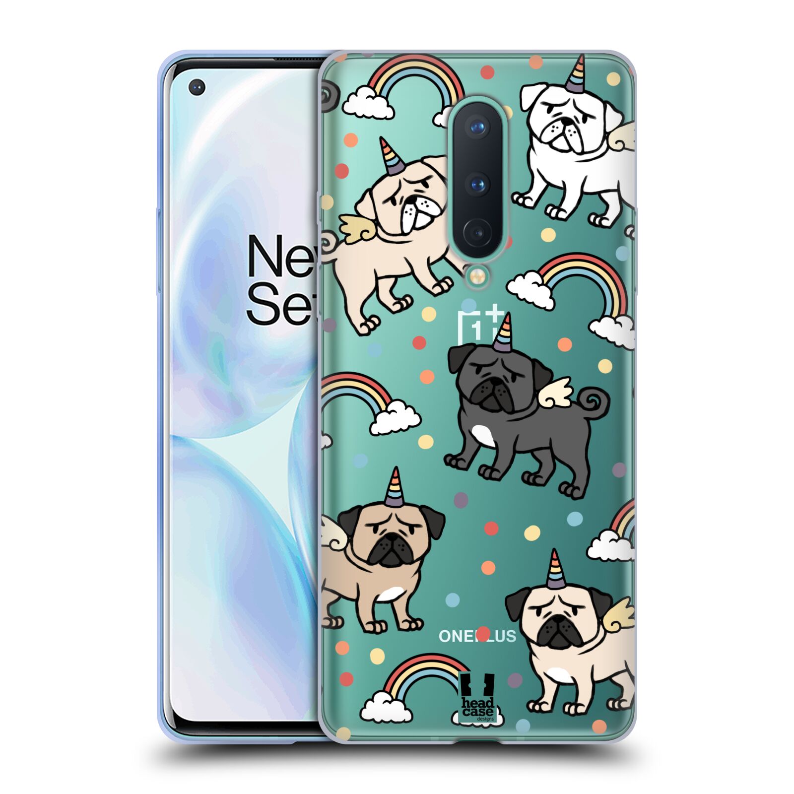 FUNDA HEAD CASE DESIGNS CON DIBUJO DE PERRO UNICORNIO FUNDA DE GEL SUAVE PARA TELÉFONO GOOGLE ONEPLUS - Imagen 12 de 12