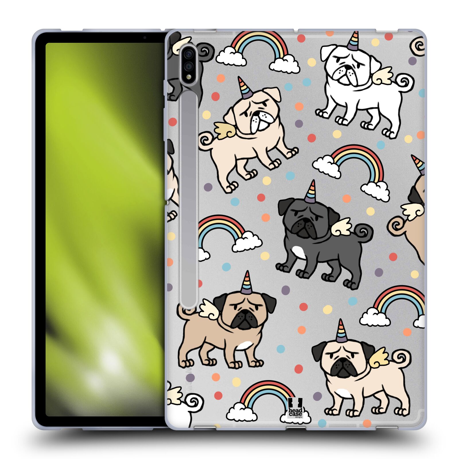 HEAD CASE DESIGNS UNICORN DOG PATTERNS SOFT GEL CASE FOR SAMSUNG TABLETS 1 - Picture 12 of 12