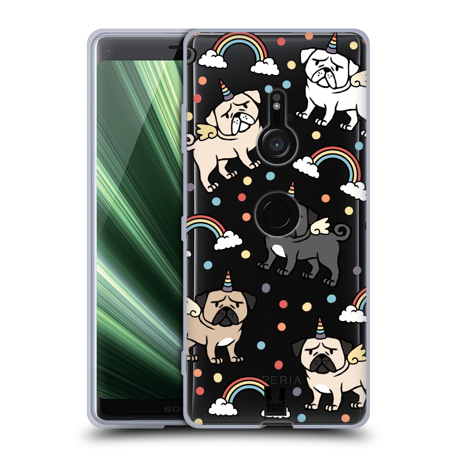 FUNDA DE GEL Y FONDO DE PANTALLA HEAD CASE DESIGNS CON PATRONES DE PERRO UNICORNIO PARA TELÉFONOS SONY 1 - Imagen 12 de 12