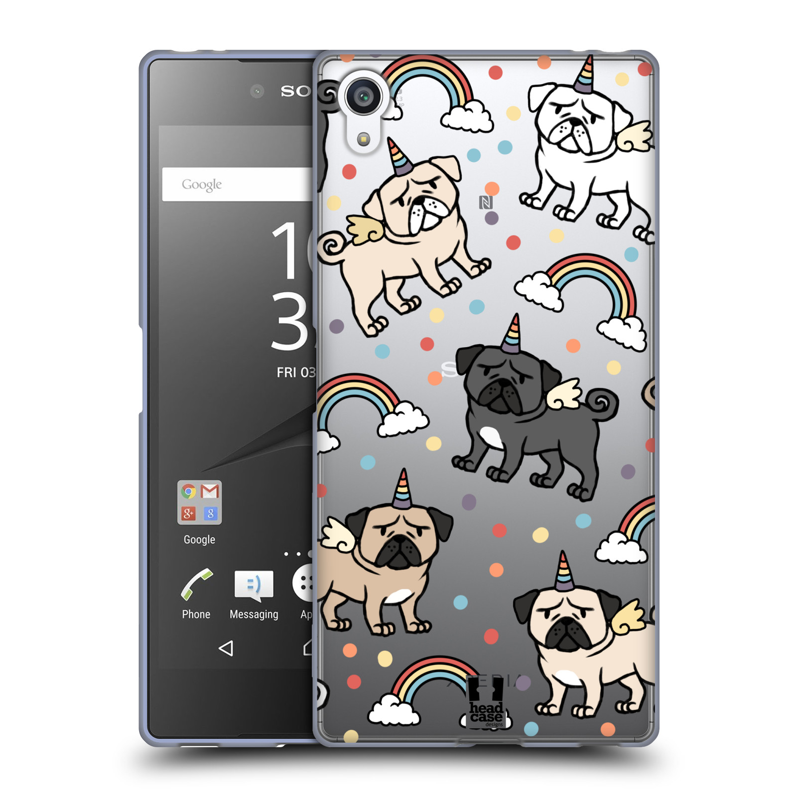 HEAD CASE DESIGNS UNICORN DOG PATTERNS GEL CASE & WALLPAPER FOR SONY PHONES 2 - Picture 9 of 9