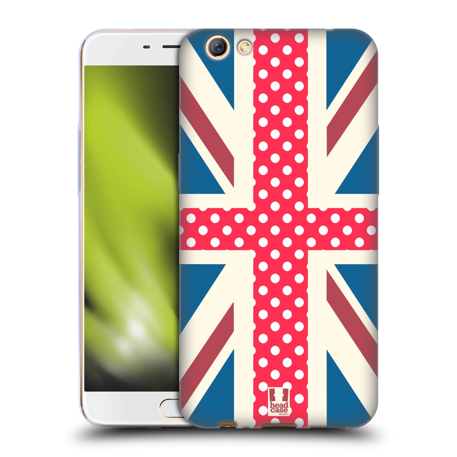 FUNDA HEAD CASE DESIGNS CON DIBUJO DE GEL SUAVE COLECCIÓN UNION JACK PARA TELÉFONOS OPPO - Imagen 10 de 18