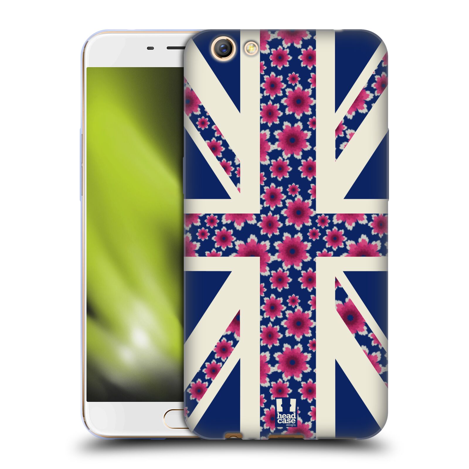 FUNDA HEAD CASE DESIGNS CON DIBUJO DE GEL SUAVE COLECCIÓN UNION JACK PARA TELÉFONOS OPPO - Imagen 12 de 18