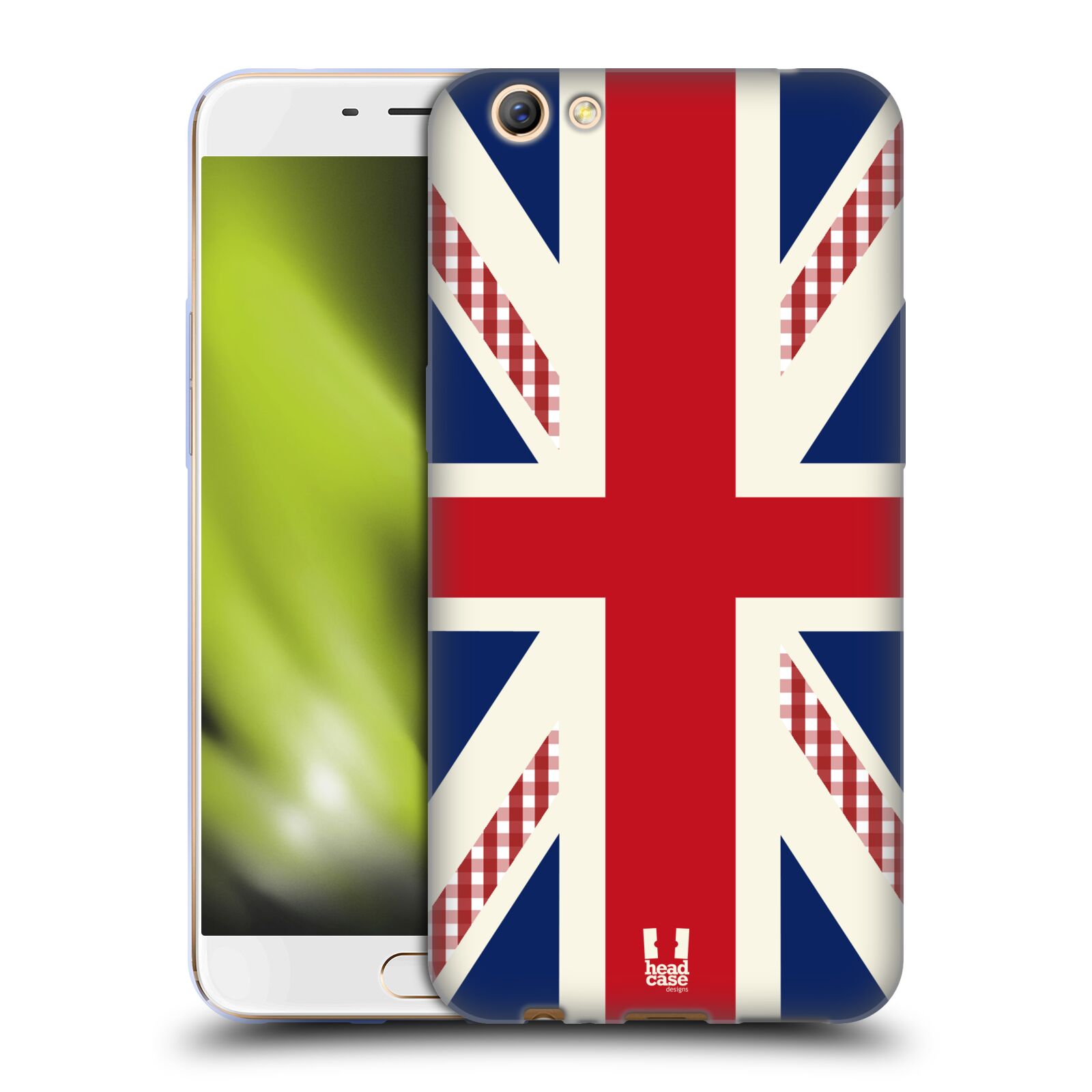 FUNDA HEAD CASE DESIGNS CON DIBUJO DE GEL SUAVE COLECCIÓN UNION JACK PARA TELÉFONOS OPPO - Imagen 18 de 18