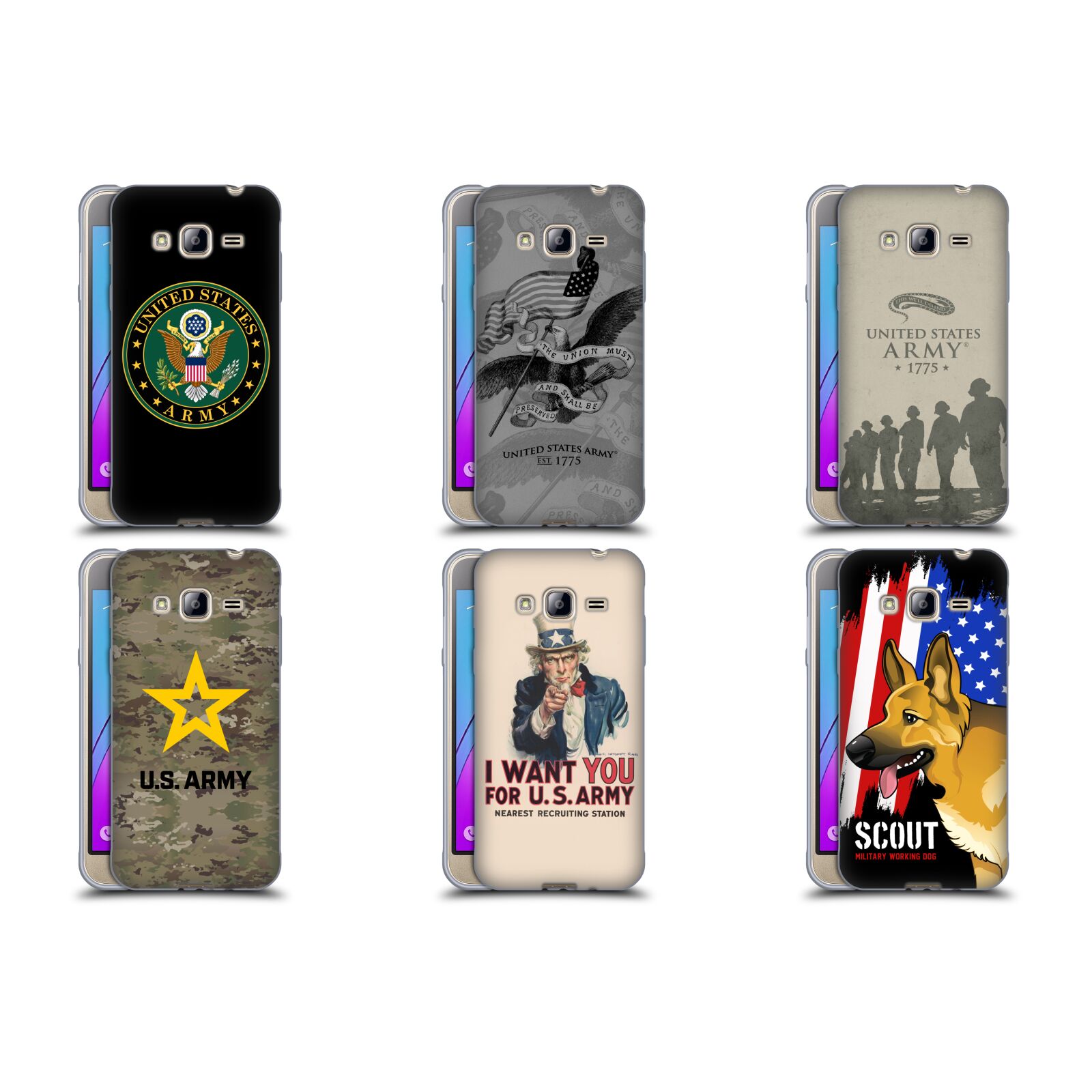 OFFICIAL U.S. ARMY KEY ART SOFT GEL CASE FOR SAMSUNG PHONES 3 | eBay