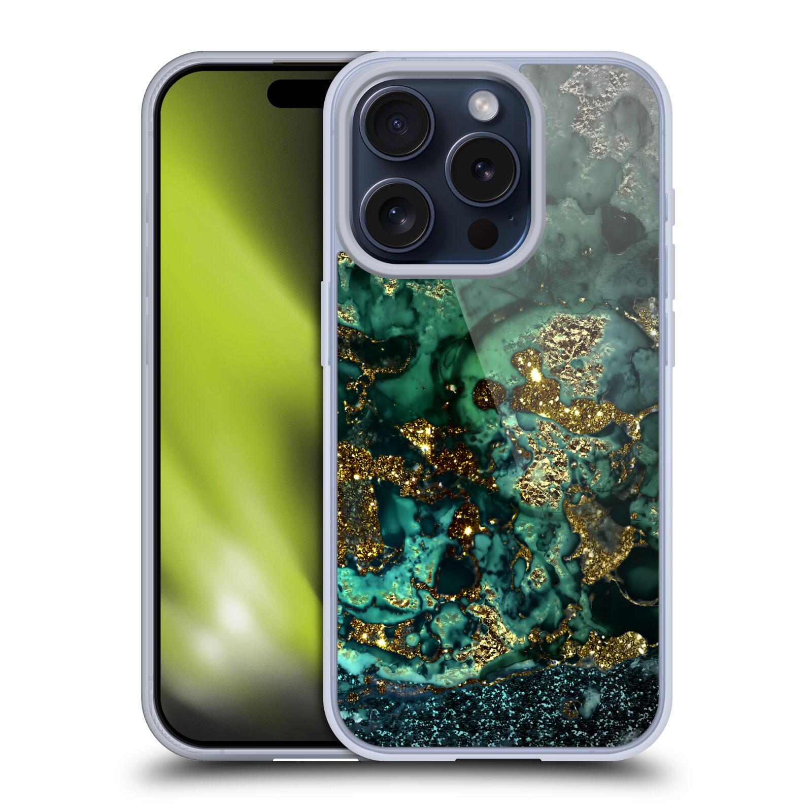 OFFIZIELLE UTART MALACHITE EMERALD WEICHE GEL HÜLLE FÜR APPLE IPHONE HANDYS - Bild 11 von 13