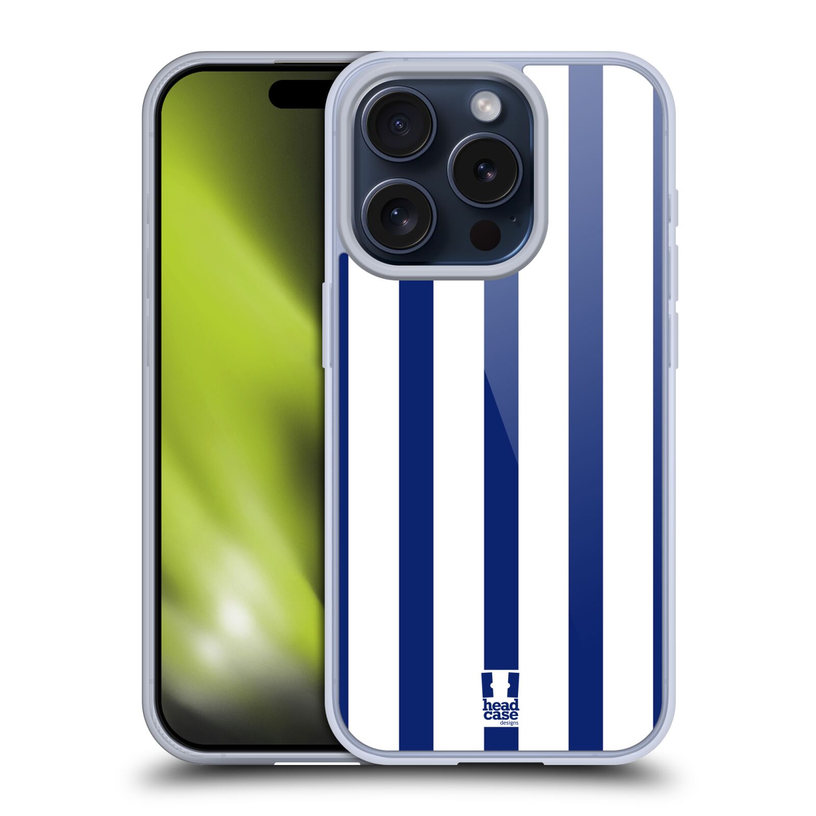 CUSTODIA HEAD CASE DESIGNS VERTICAL STRIPES SOFT GEL PER APPLE iPHONE PHONES - Foto 13 di 15