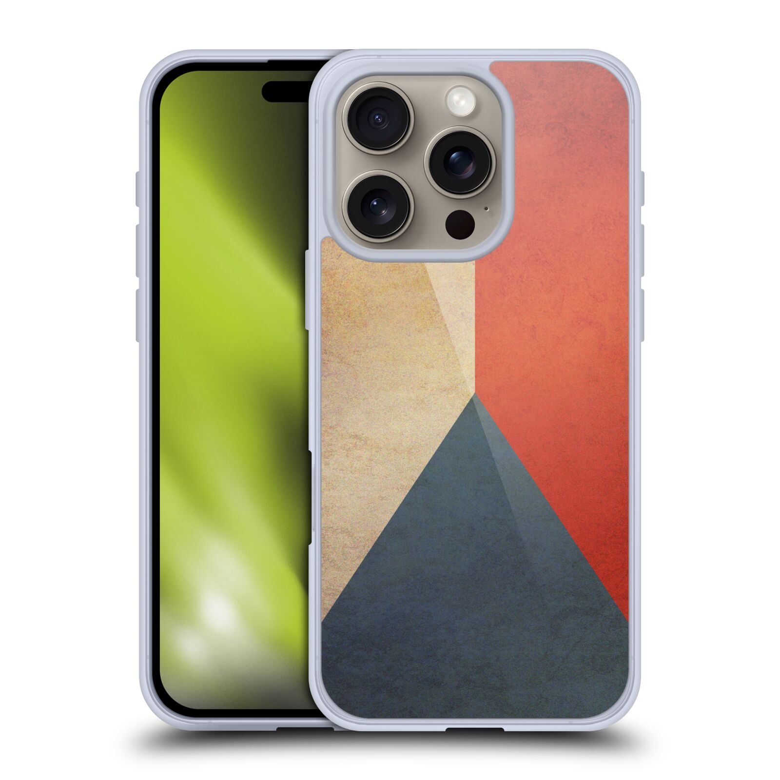 Silikonové lesklé pouzdro Apple iPhone 16 Pro - Head Case - VLAJKA ČESKÁ REPUBLIKA (Lesklý silikonový kryt, obal, pouzdro na mobilní telefon Apple iPhone 16 Pro s motivem VLAJKA ČESKÁ REPUBLIKA)