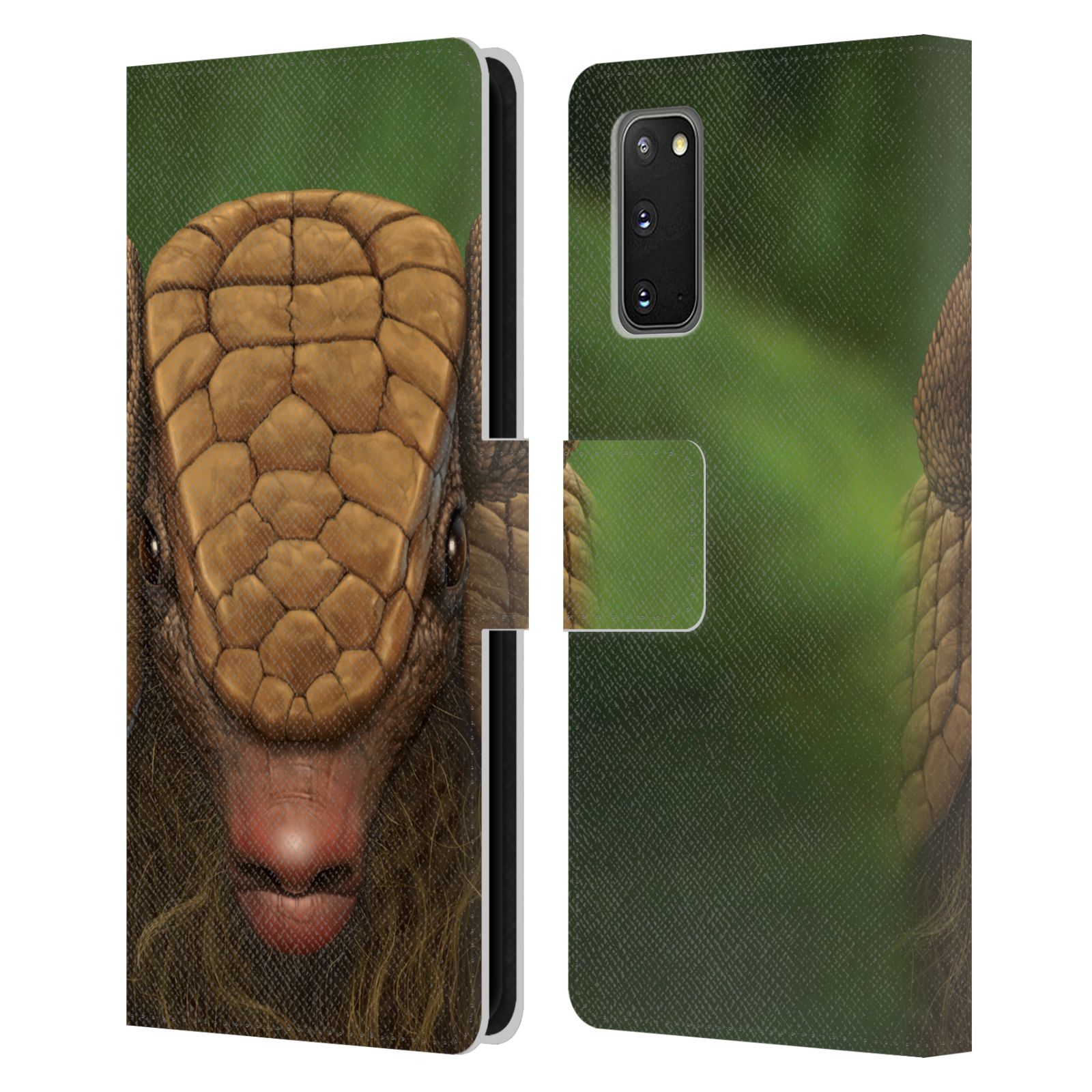 OFFICIAL VINCENT HIE ANIMALS LEATHER BOOK WALLET CASE COVER FOR SAMSUNG PHONES 2 - Picture 7 of 19