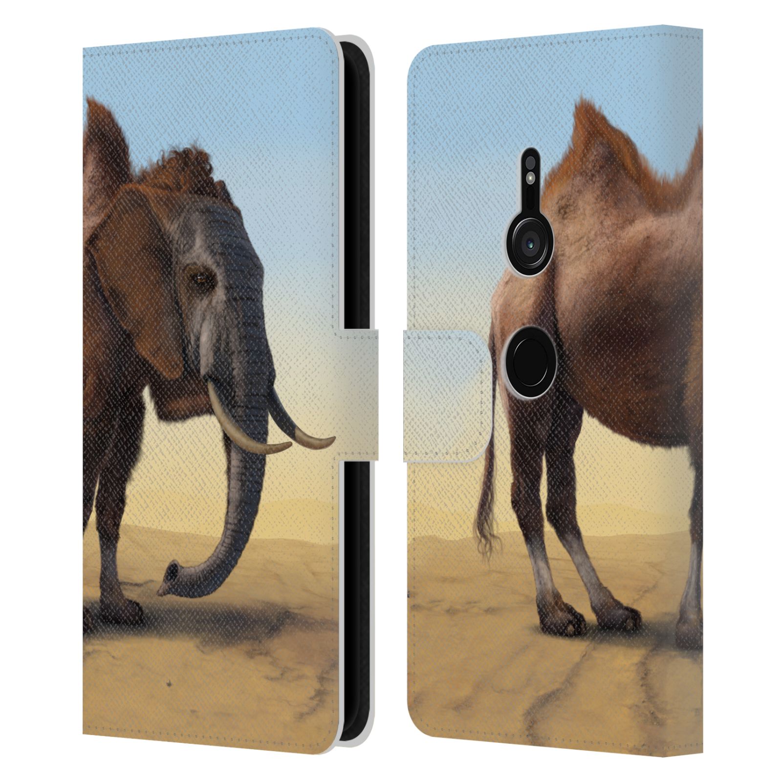 OFFICIAL VINCENT HIE ANIMALS LEATHER BOOK WALLET CASE COVER FOR SONY PHONES 1 - Picture 8 of 19