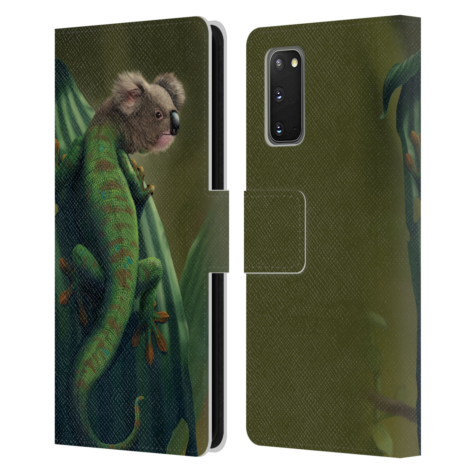 OFFICIAL VINCENT HIE ANIMALS LEATHER BOOK WALLET CASE COVER FOR SAMSUNG PHONES 2 - Picture 10 of 19