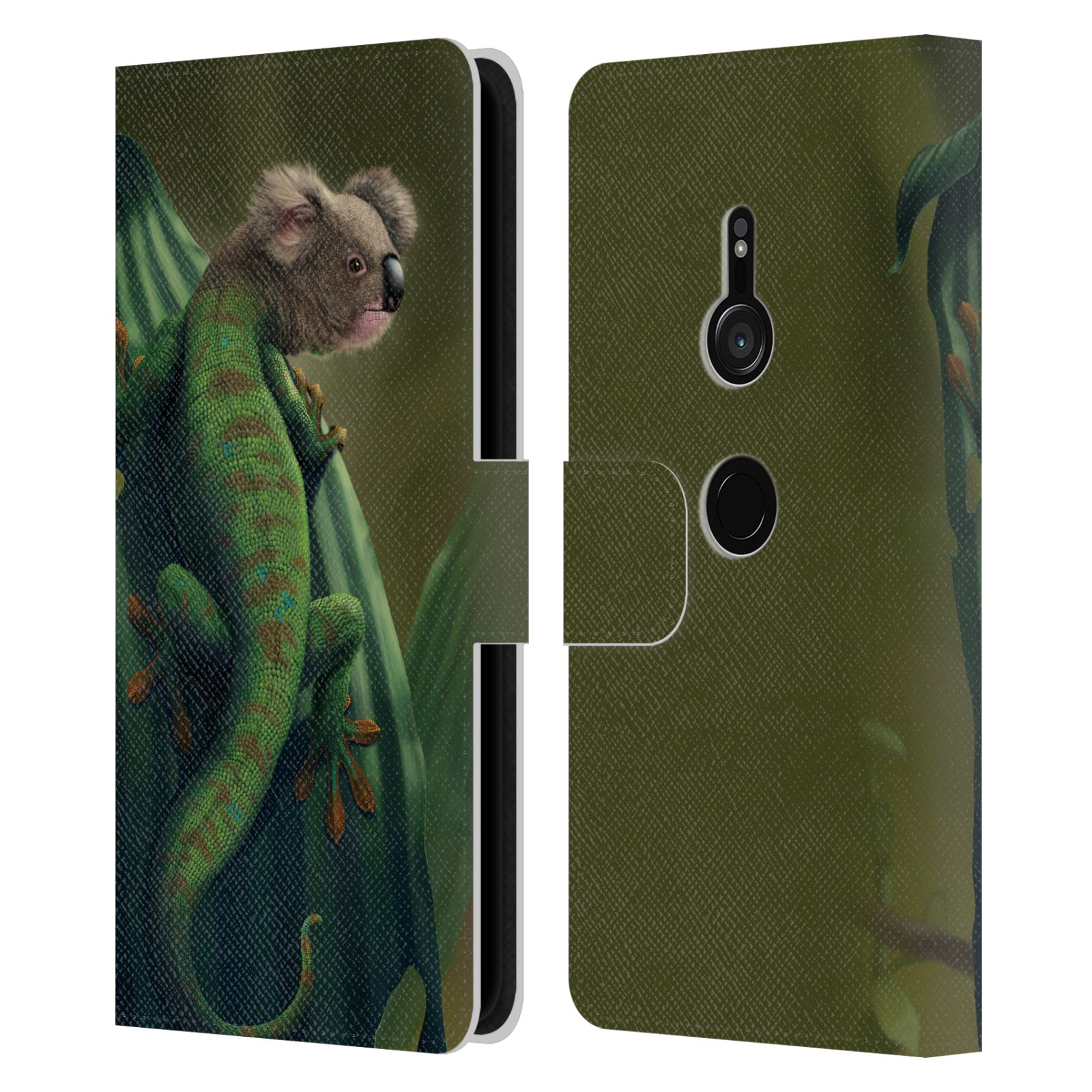 OFFICIAL VINCENT HIE ANIMALS LEATHER BOOK WALLET CASE COVER FOR SONY PHONES 1 - Picture 10 of 19