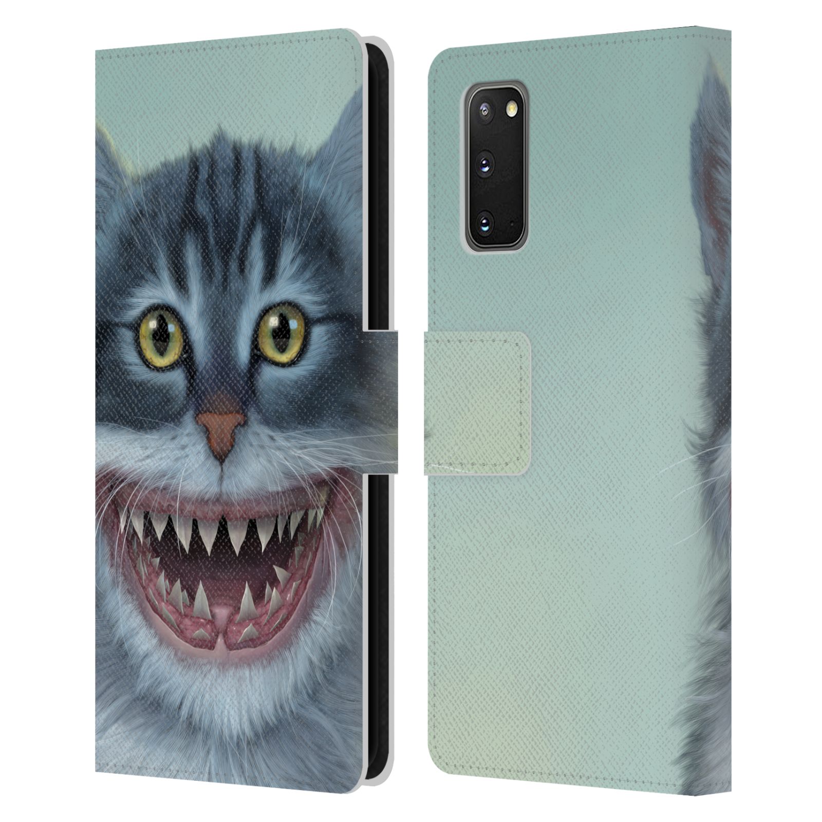 OFFICIAL VINCENT HIE ANIMALS LEATHER BOOK WALLET CASE COVER FOR SAMSUNG PHONES 2 - Picture 15 of 19