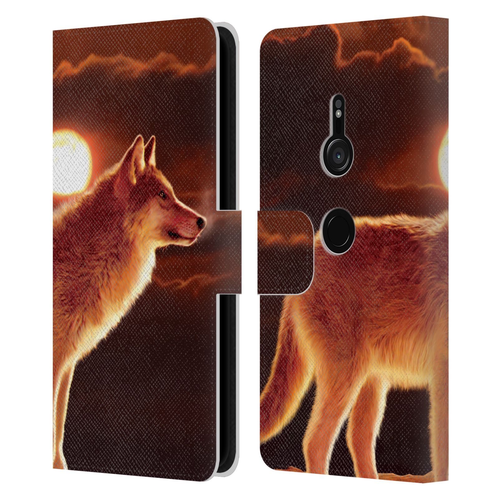 OFFICIAL VINCENT HIE ANIMALS LEATHER BOOK WALLET CASE COVER FOR SONY PHONES 1 - Picture 17 of 19