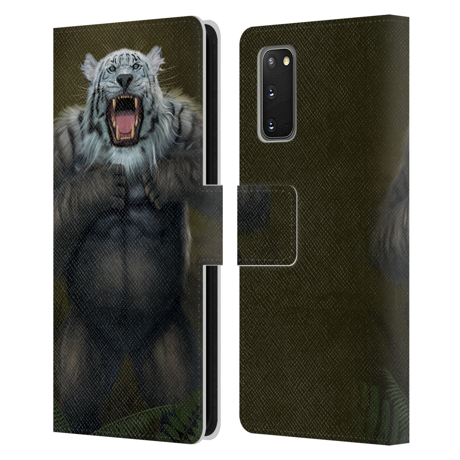 OFFICIAL VINCENT HIE ANIMALS LEATHER BOOK WALLET CASE COVER FOR SAMSUNG PHONES 2 - Picture 18 of 19