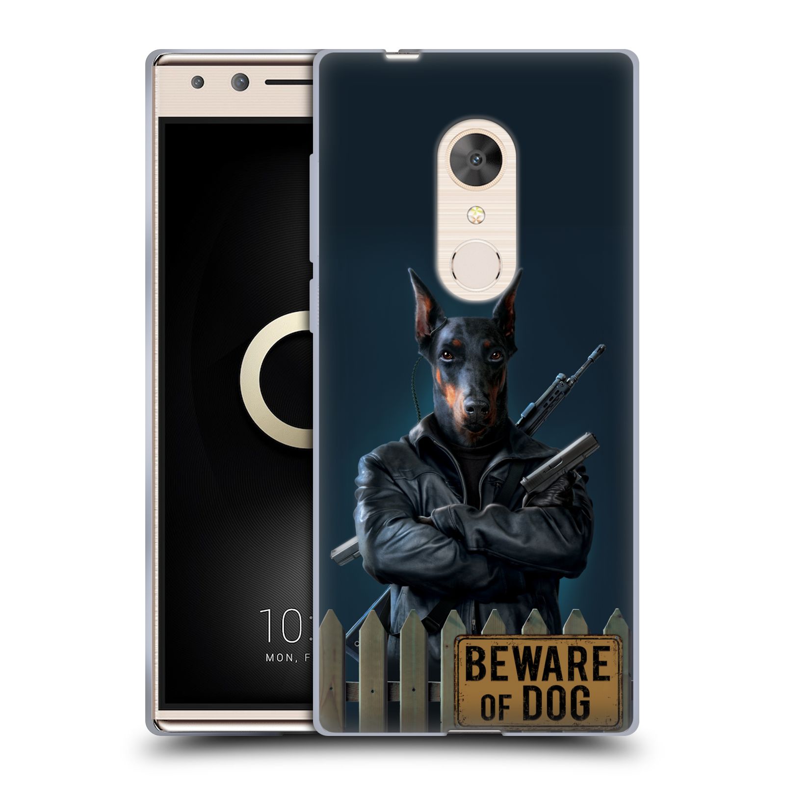 OFFICIAL VINCENT HIE CANIDAE SOFT GEL CASE FOR ALCATEL PHONES - Picture 8 of 15