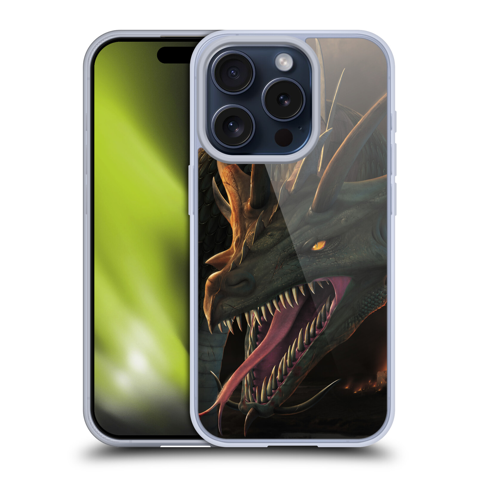 OFFICIEL VINCENT HIE DRAGONS ÉTUI COQUE EN GEL POUR APPLE iPHONE TÉLÉPHONES - Photo 12 sur 17