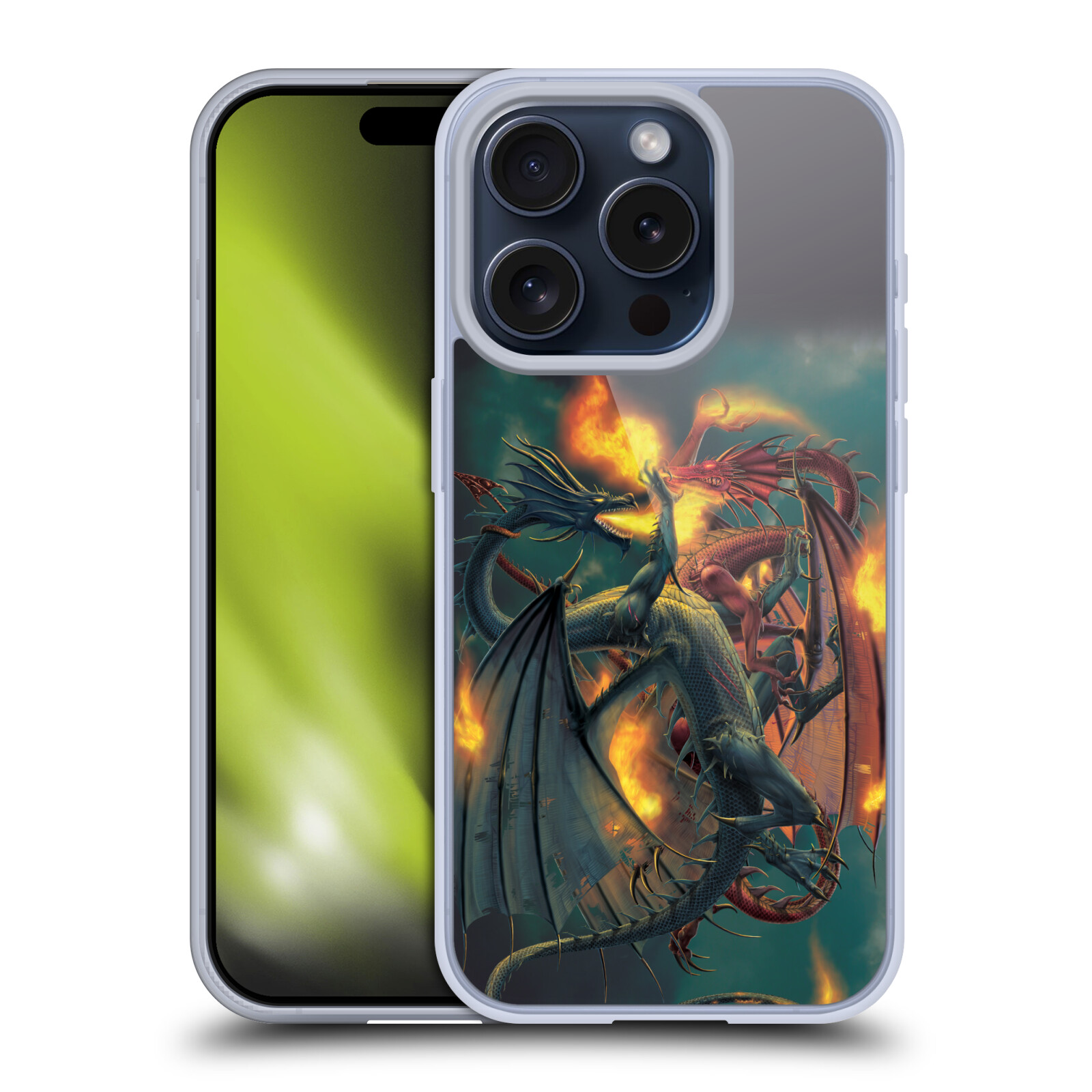 OFFICIEL VINCENT HIE DRAGONS ÉTUI COQUE EN GEL POUR APPLE iPHONE TÉLÉPHONES - Photo 14 sur 17