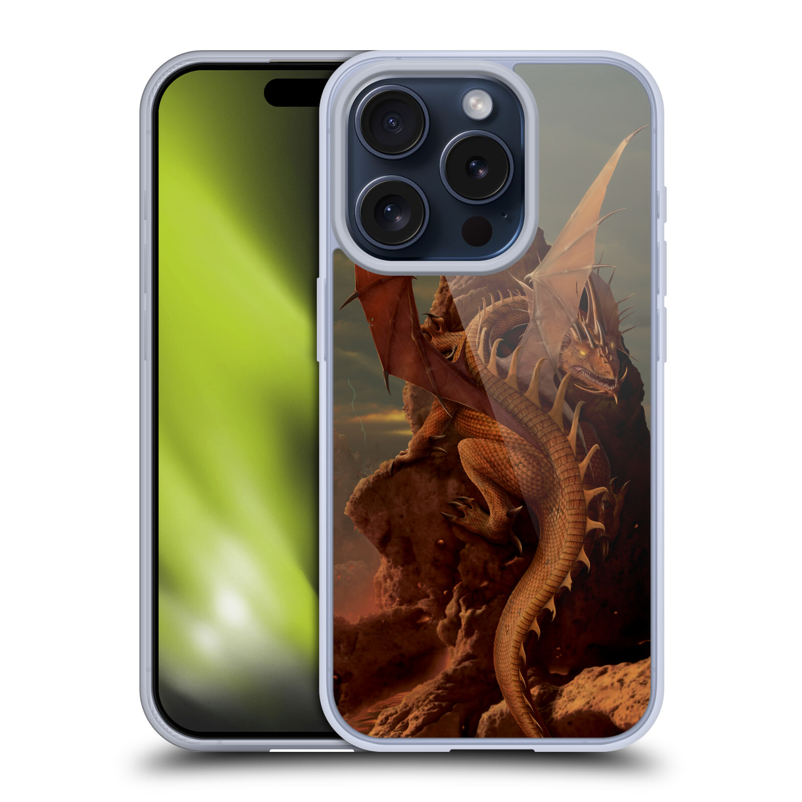 OFFICIEL VINCENT HIE DRAGONS ÉTUI COQUE EN GEL POUR APPLE iPHONE TÉLÉPHONES - Photo 17 sur 17