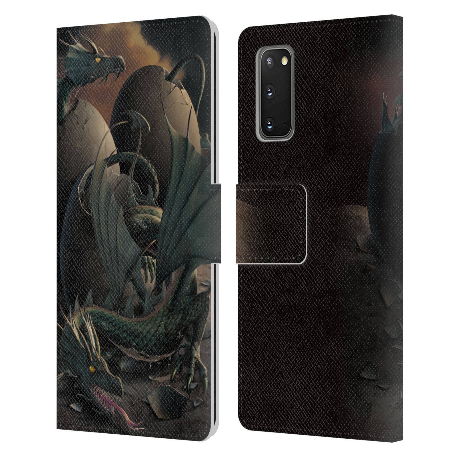 OFFICIEL VINCENT HIE DRAGONS ÉTUI COQUE EN CUIR POUR SAMSUNG TÉLÉPHONES 1 - Photo 10 sur 13