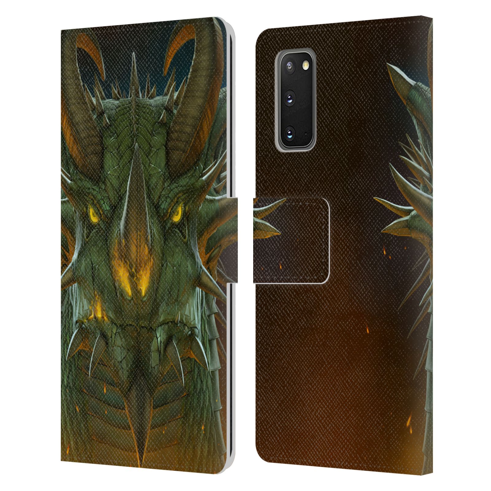 OFFICIEL VINCENT HIE DRAGONS ÉTUI COQUE EN CUIR POUR SAMSUNG TÉLÉPHONES 1 - Photo 13 sur 13