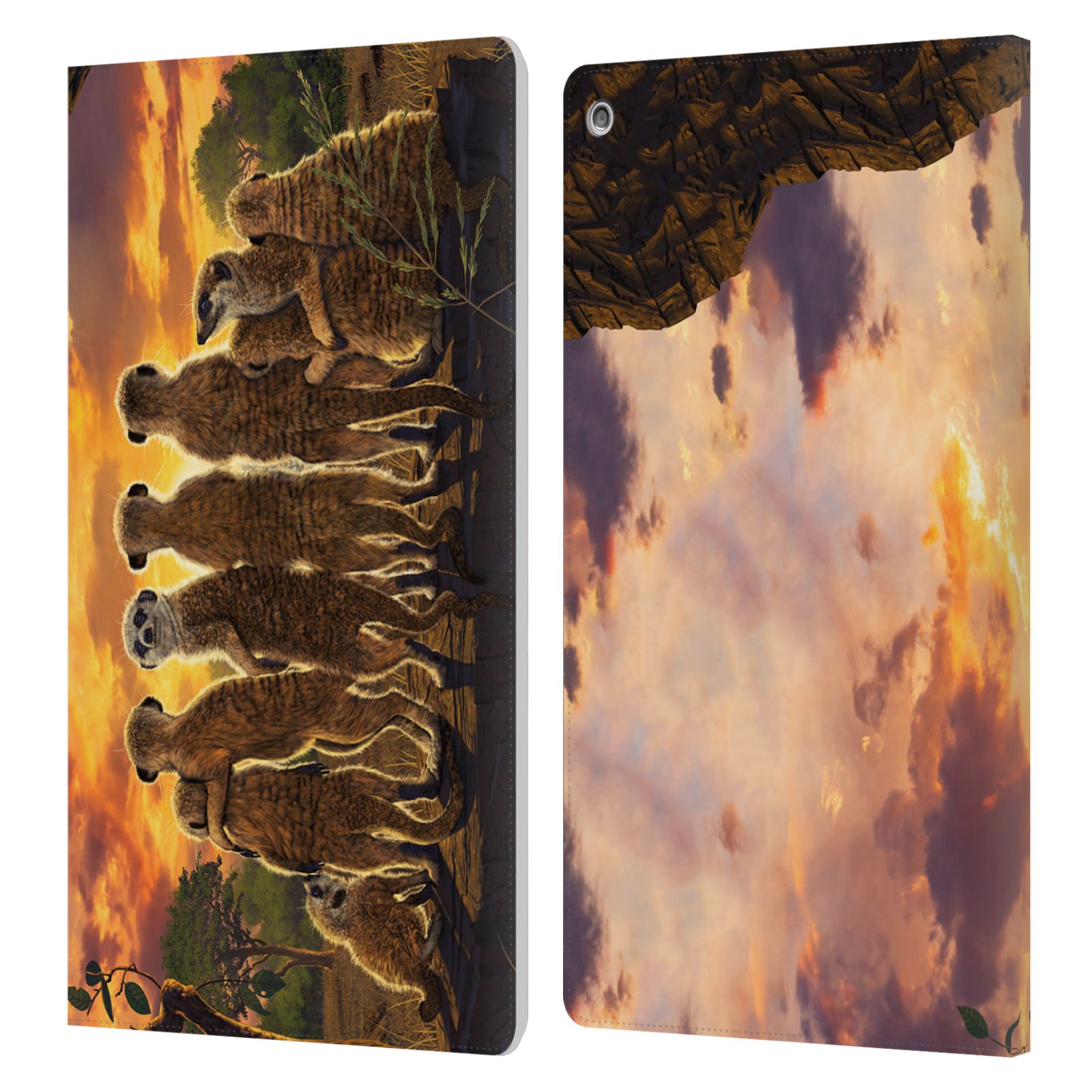 OFFICIAL VINCENT HIE KEY ART LEATHER BOOK WALLET CASE COVER FOR AMAZON FIRE - Picture 11 of 21