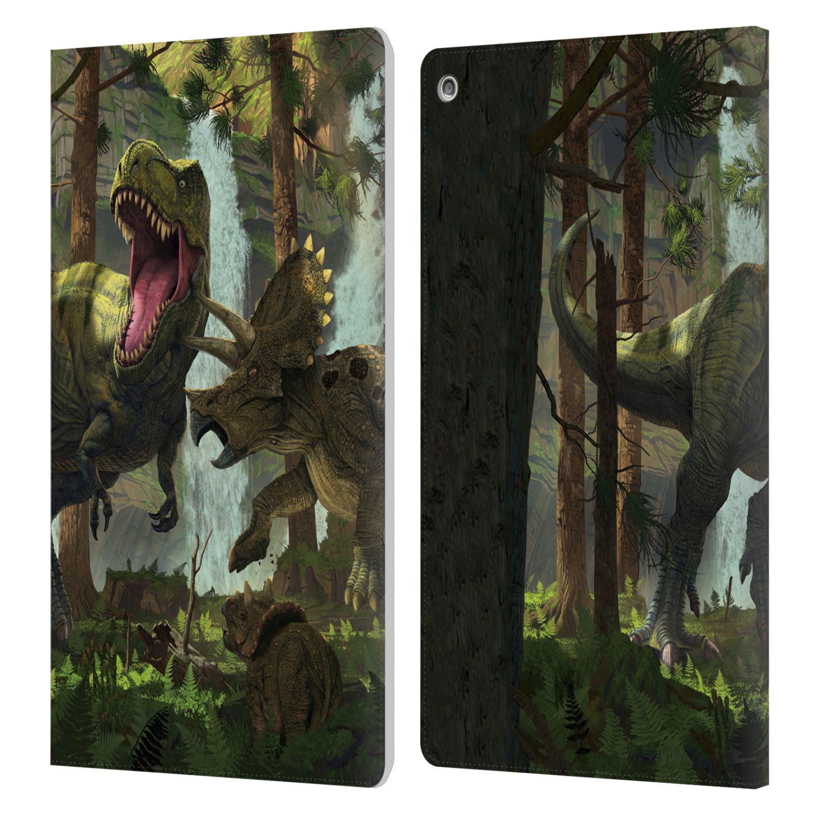OFFICIAL VINCENT HIE KEY ART LEATHER BOOK WALLET CASE COVER FOR AMAZON FIRE - Picture 12 of 21