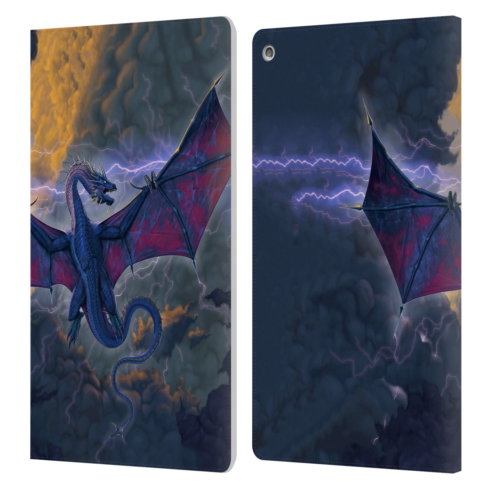 OFFICIAL VINCENT HIE KEY ART LEATHER BOOK WALLET CASE COVER FOR AMAZON FIRE - Picture 17 of 21