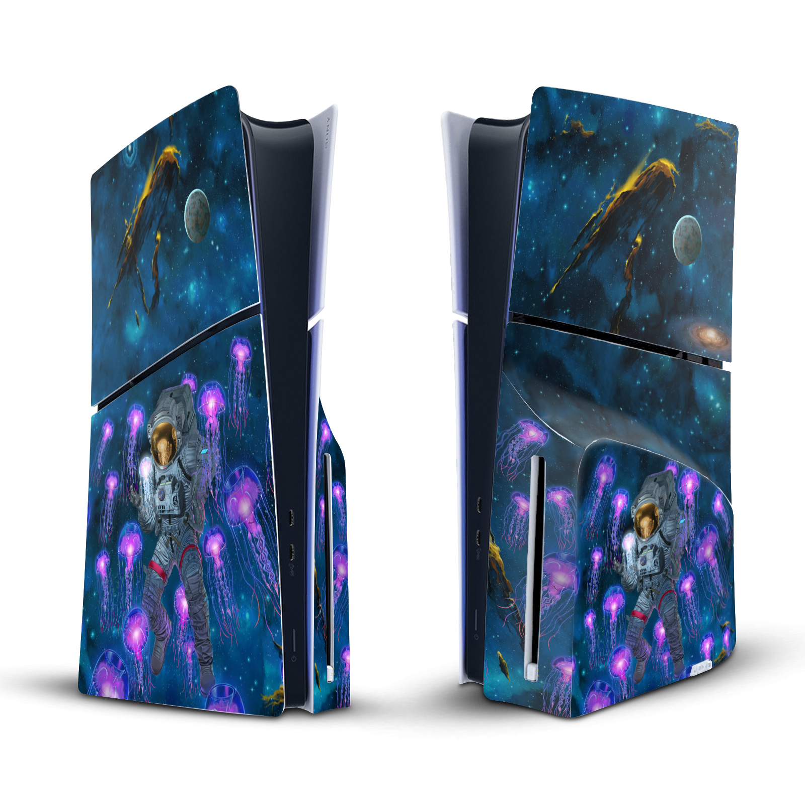 OFFICIAL VINCENT HIE COSMIC WONDER VINYL SKIN FOR SONY PS5 SLIM DISC CONSOLE