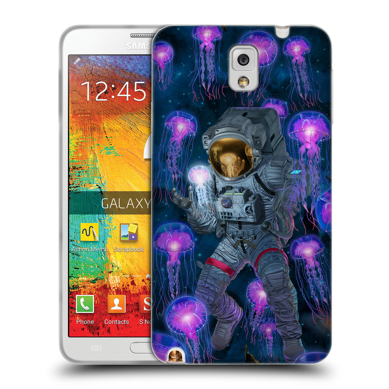 FUNDA OFICIAL VINCENT HIE COSMIC WONDER GEL SUAVE PARA TELÉFONOS SAMSUNG 2 - Imagen 8 de 8