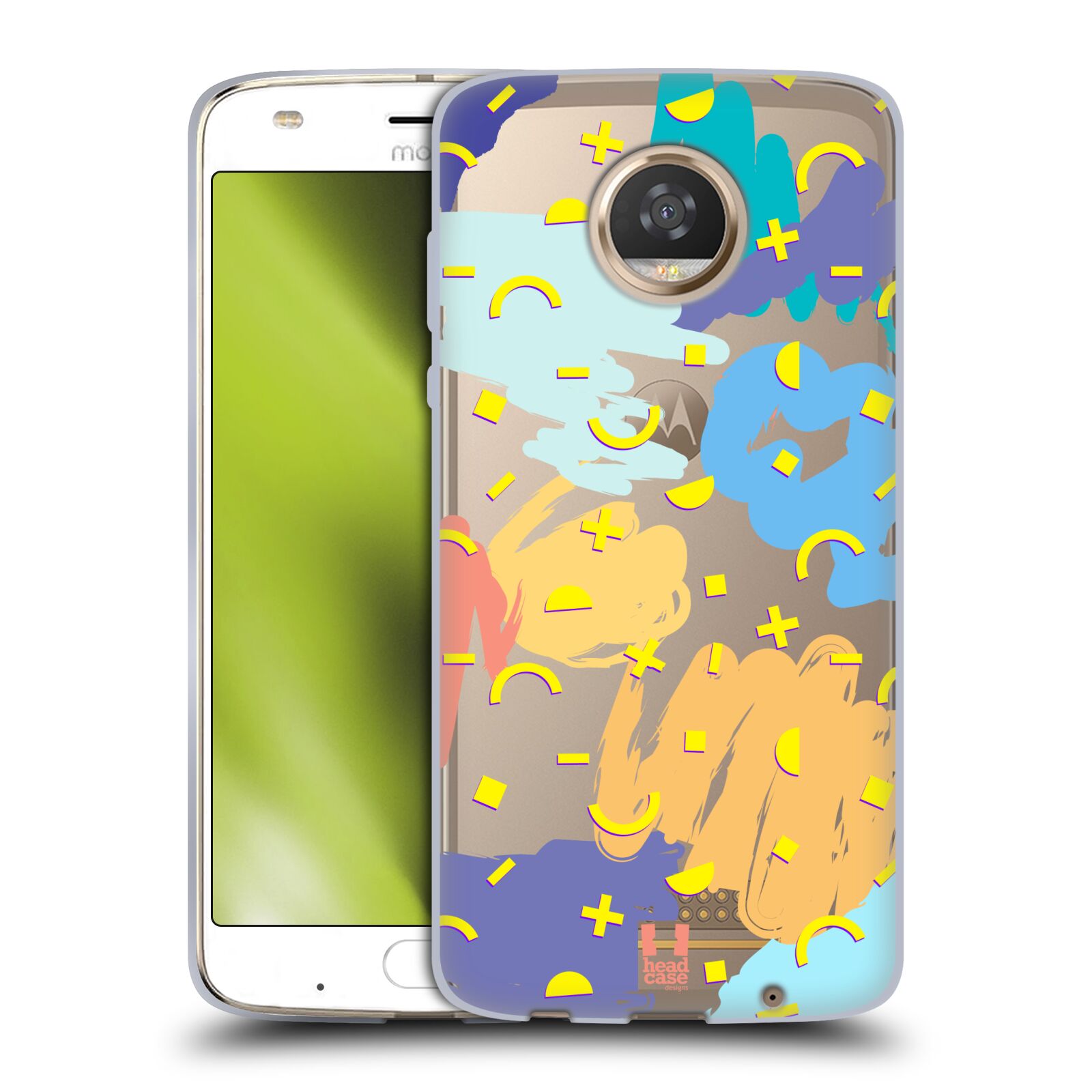HEAD CASE DESIGNS VIBRANT MEMPHIS PATTERNS SOFT GEL CASE FOR MOTOROLA PHONES - Picture 8 of 10