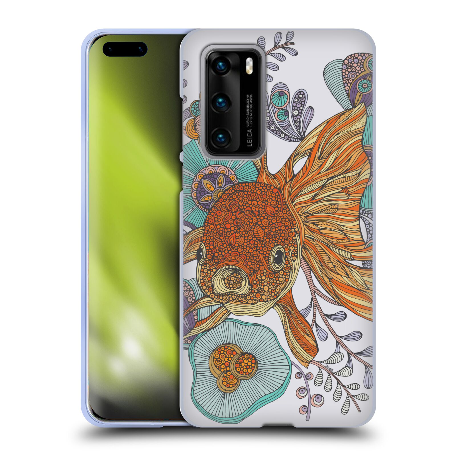 OFFICIAL VALENTINA ANIMALS AND FLORAL SOFT GEL CASE FOR HUAWEI PHONES 4 - Picture 15 of 21