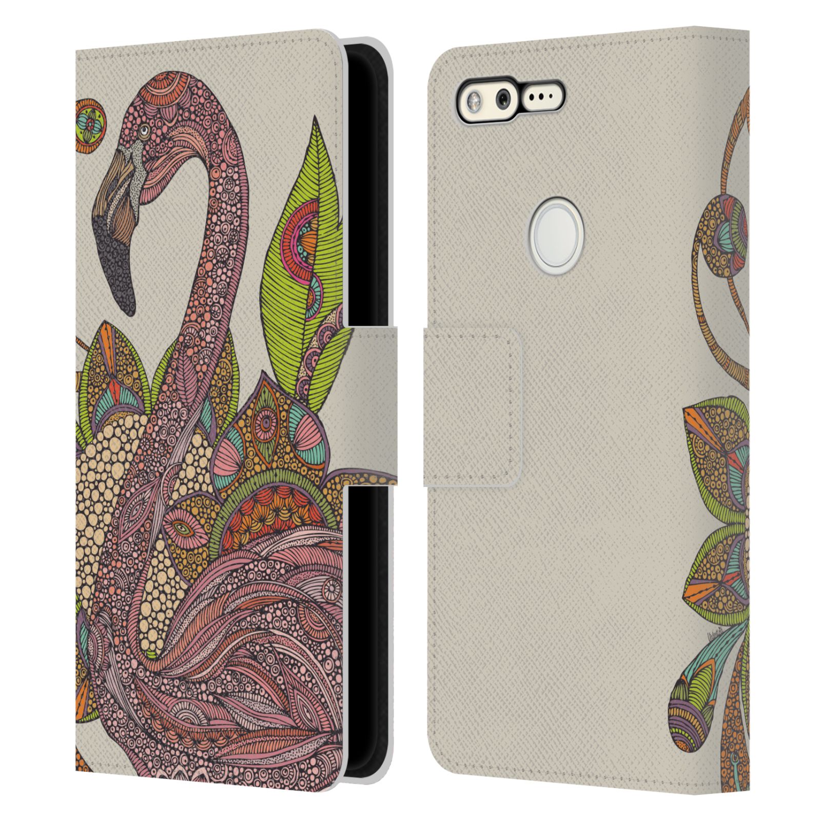 OFFICIAL VALENTINA ANIMALS AND FLORAL LEATHER BOOK WALLET CASE FOR GOOGLE PHONES - Picture 18 of 20