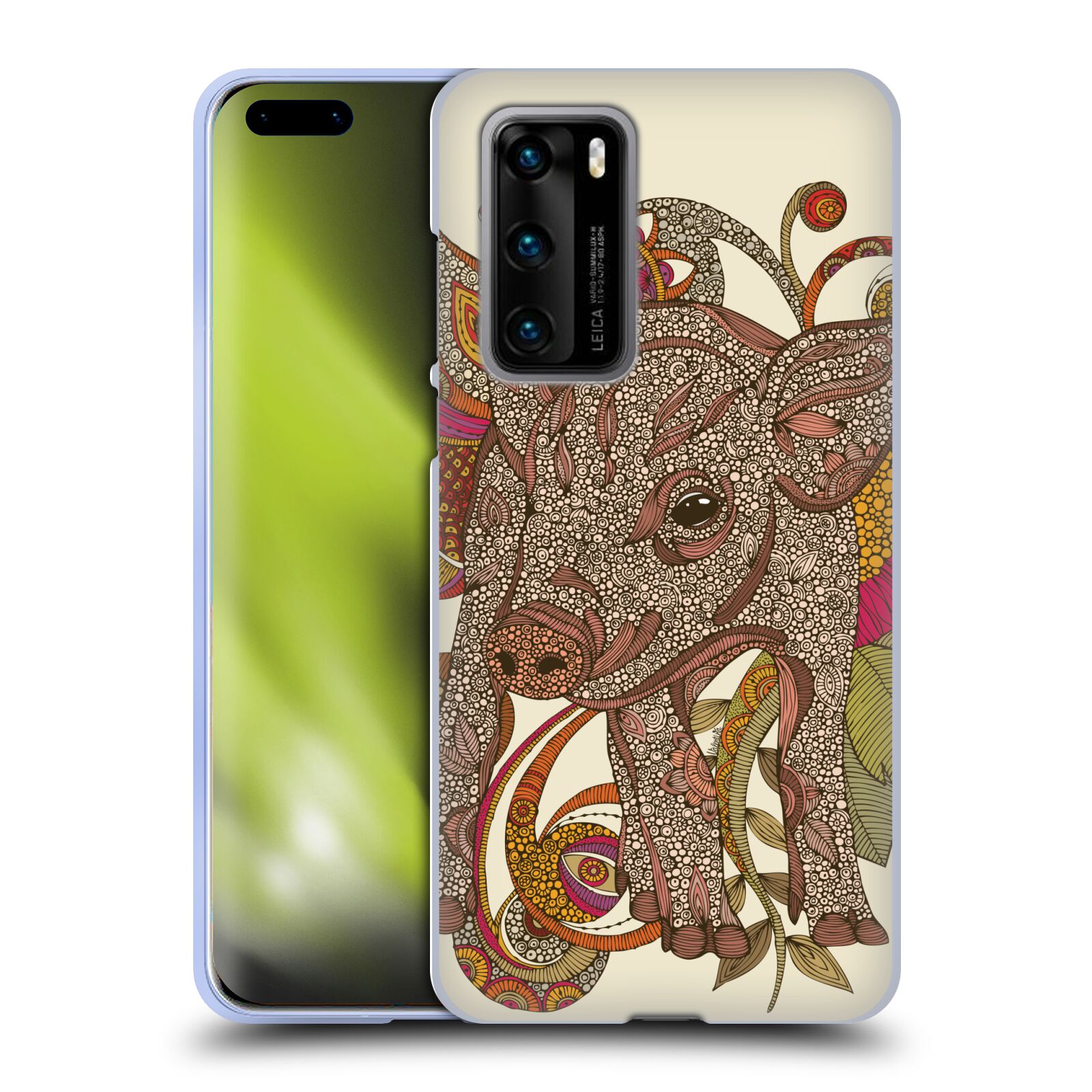OFFICIAL VALENTINA ANIMALS AND FLORAL SOFT GEL CASE FOR HUAWEI PHONES 4 - Picture 17 of 21