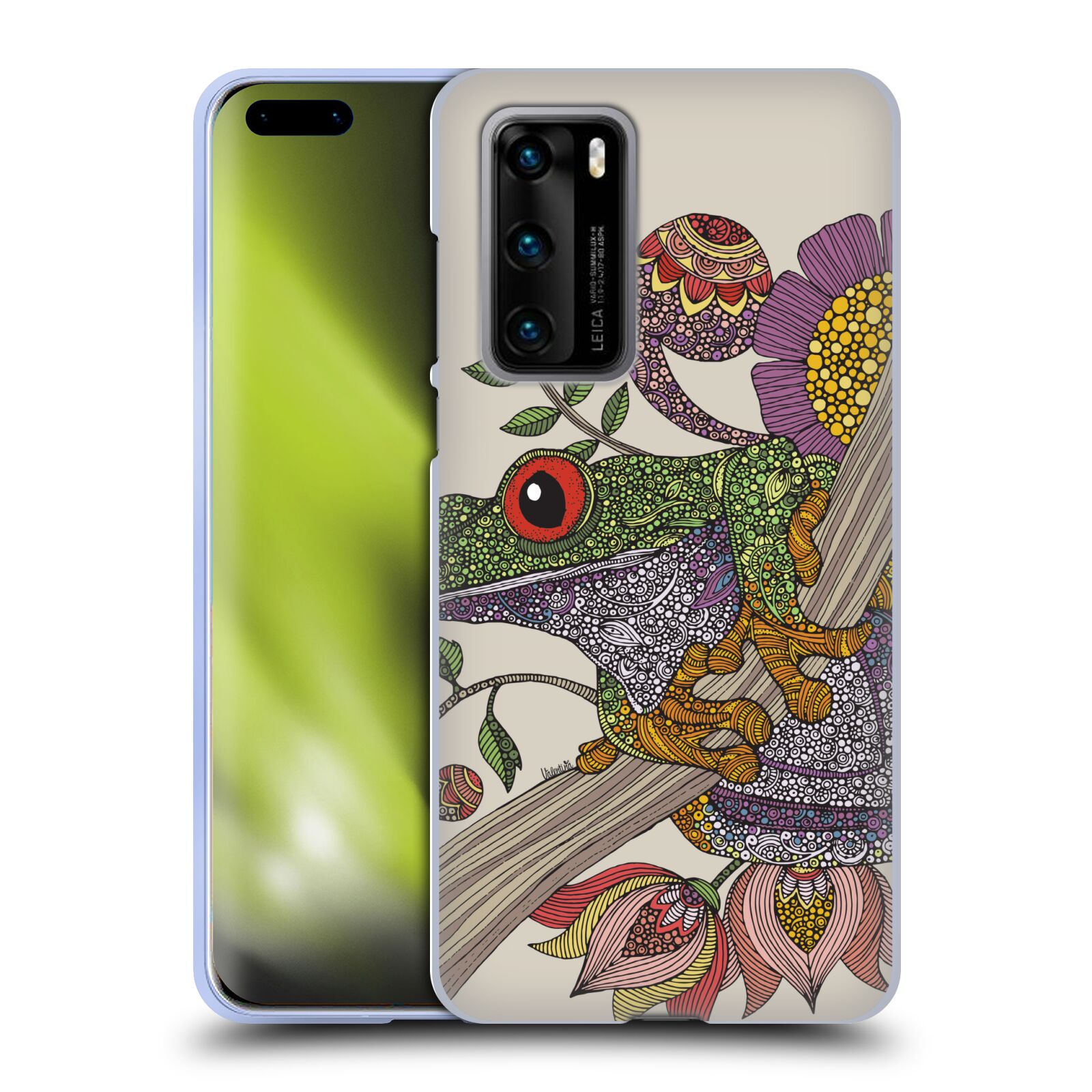 OFFICIAL VALENTINA ANIMALS AND FLORAL SOFT GEL CASE FOR HUAWEI PHONES 4 - Picture 13 of 21