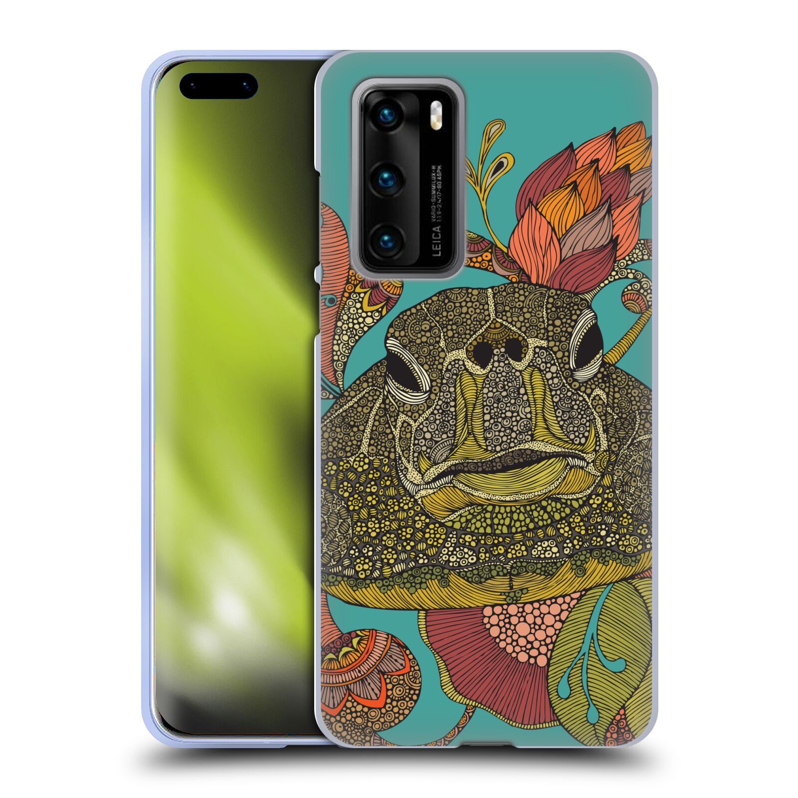 OFFICIAL VALENTINA ANIMALS AND FLORAL SOFT GEL CASE FOR HUAWEI PHONES 4 - Picture 19 of 21