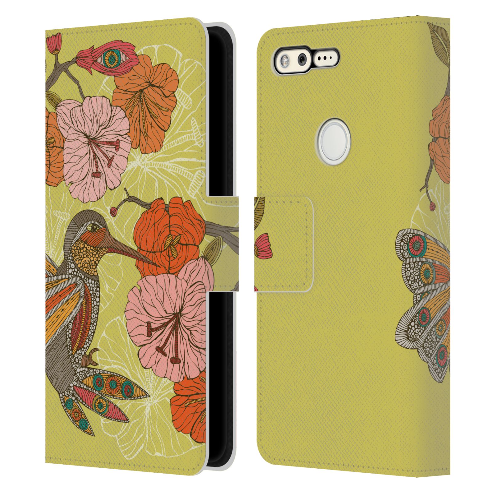 OFFICIAL VALENTINA BIRDS LEATHER BOOK WALLET CASE COVER FOR GOOGLE PHONES - Picture 14 of 21