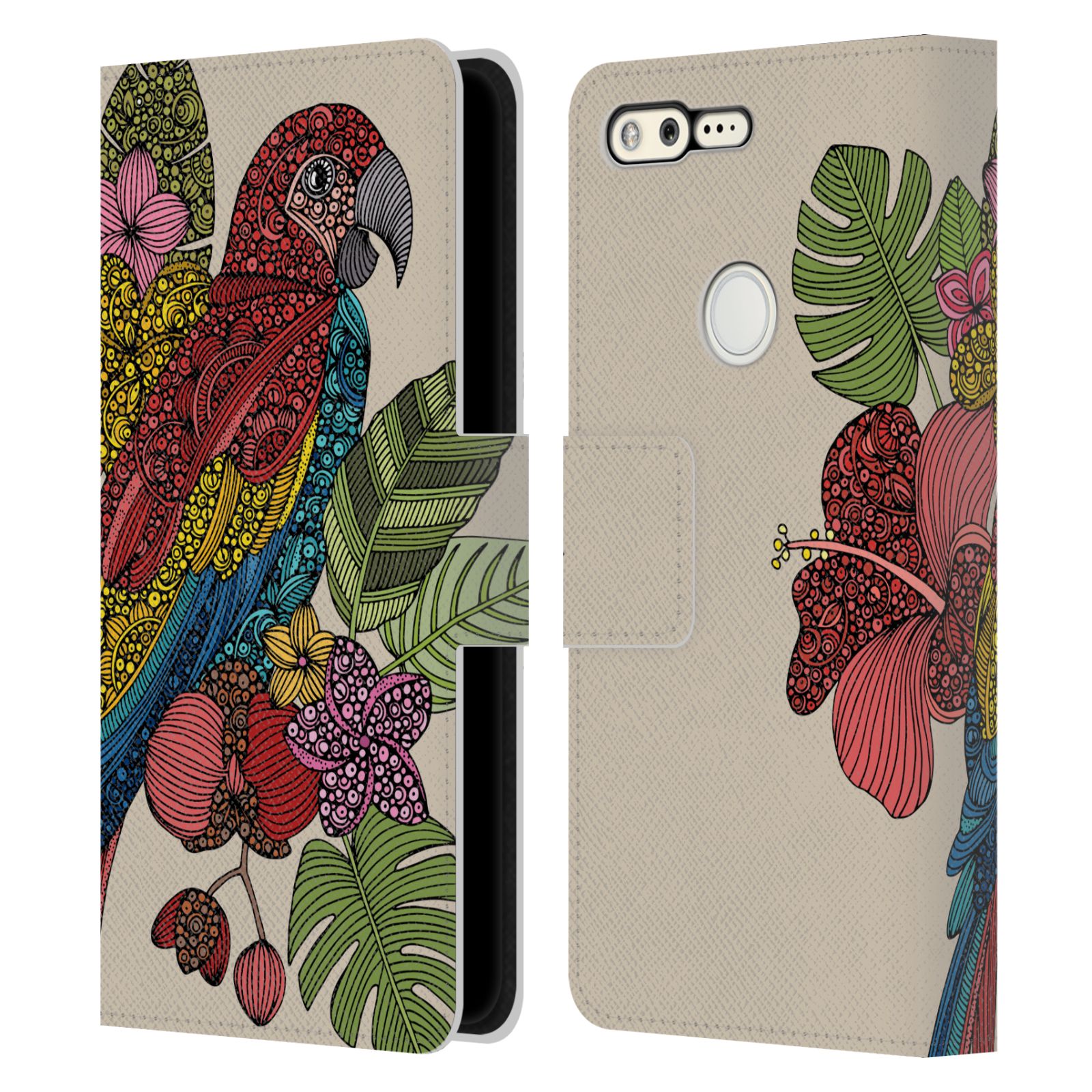 OFFICIAL VALENTINA BIRDS LEATHER BOOK WALLET CASE COVER FOR GOOGLE PHONES - Picture 17 of 21