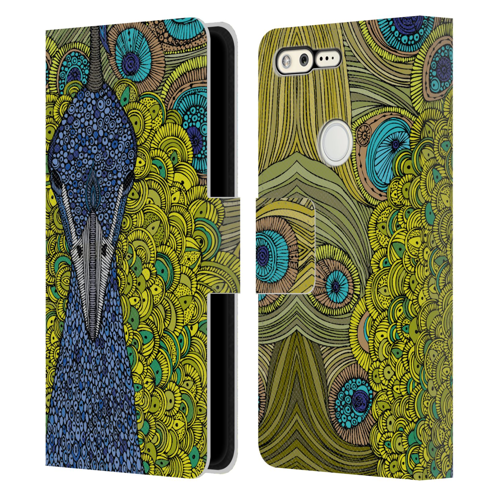 OFFICIAL VALENTINA BIRDS LEATHER BOOK WALLET CASE COVER FOR GOOGLE PHONES - Picture 20 of 21