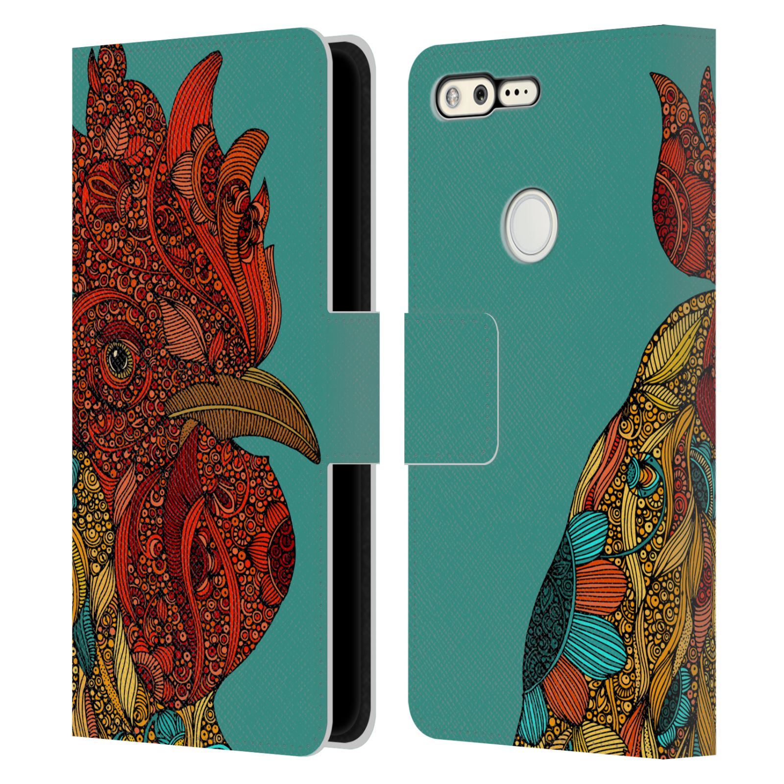 OFFICIAL VALENTINA BIRDS LEATHER BOOK WALLET CASE COVER FOR GOOGLE PHONES - Picture 18 of 21