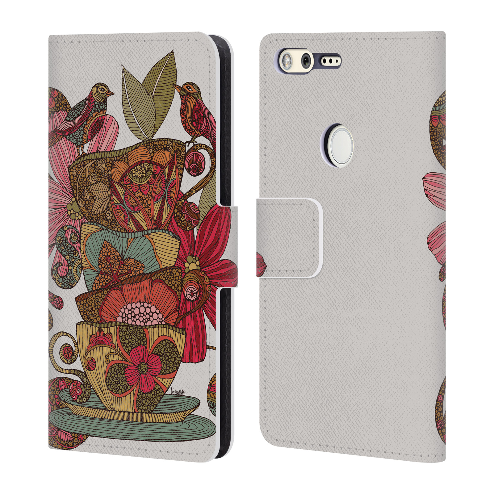 OFFICIAL VALENTINA BIRDS LEATHER BOOK WALLET CASE COVER FOR GOOGLE PHONES - Picture 19 of 21