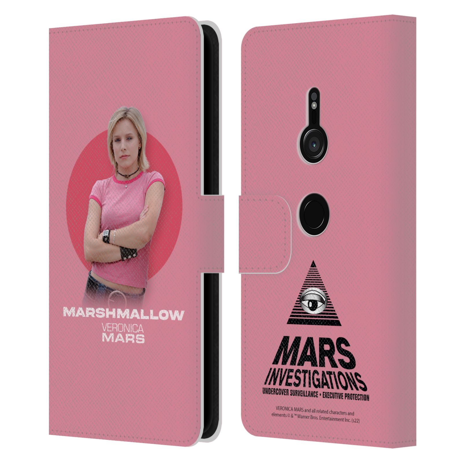 FUNDA BILLETERA OFICIAL VERONICA MARS GRÁFICOS CUERO LIBRO PARA TELÉFONOS SONY 1 - Imagen 7 de 8