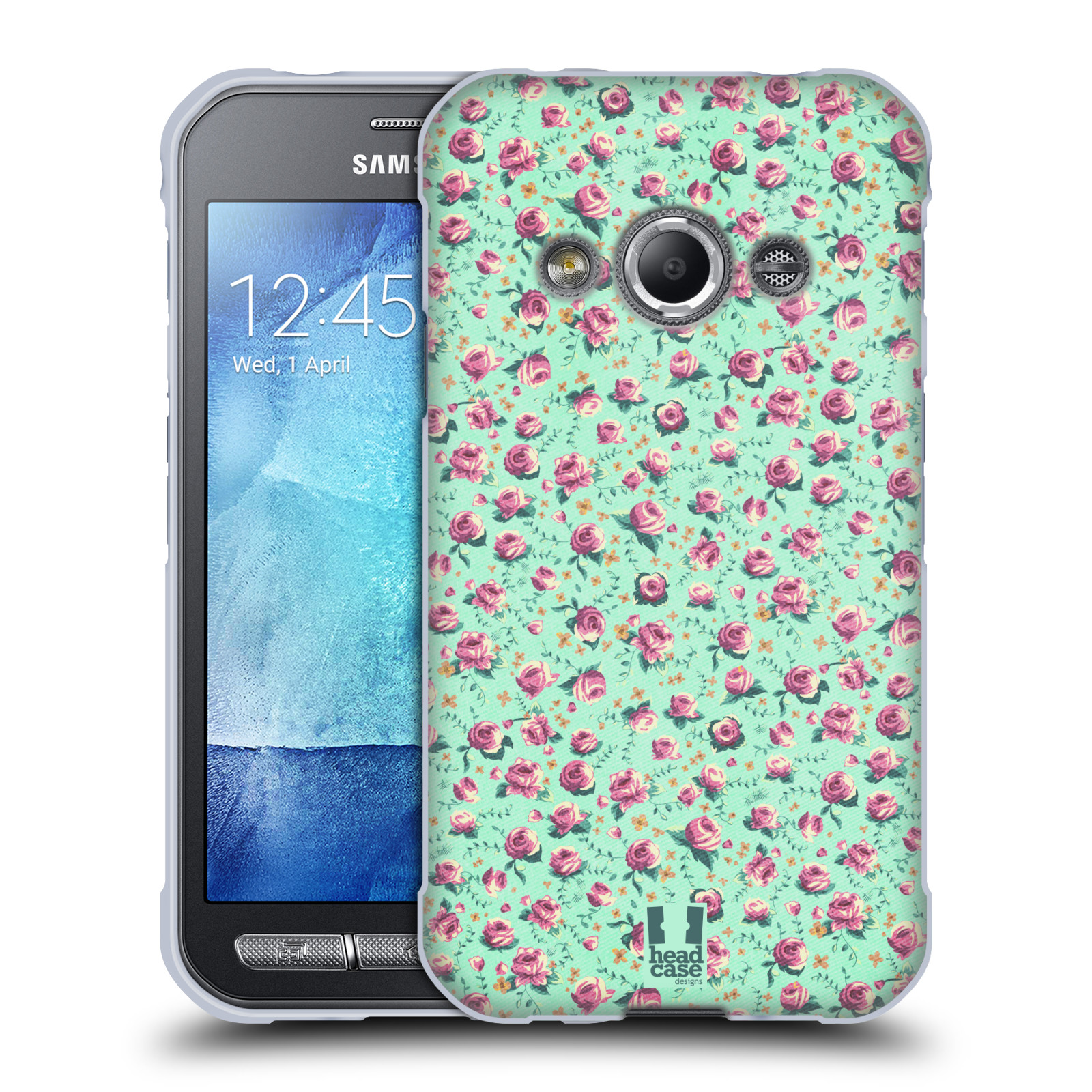 HEAD CASE DESIGNS VINTAGE DITSY FLOWERS SOFT GEL CASE FOR SAMSUNG PHONES 4