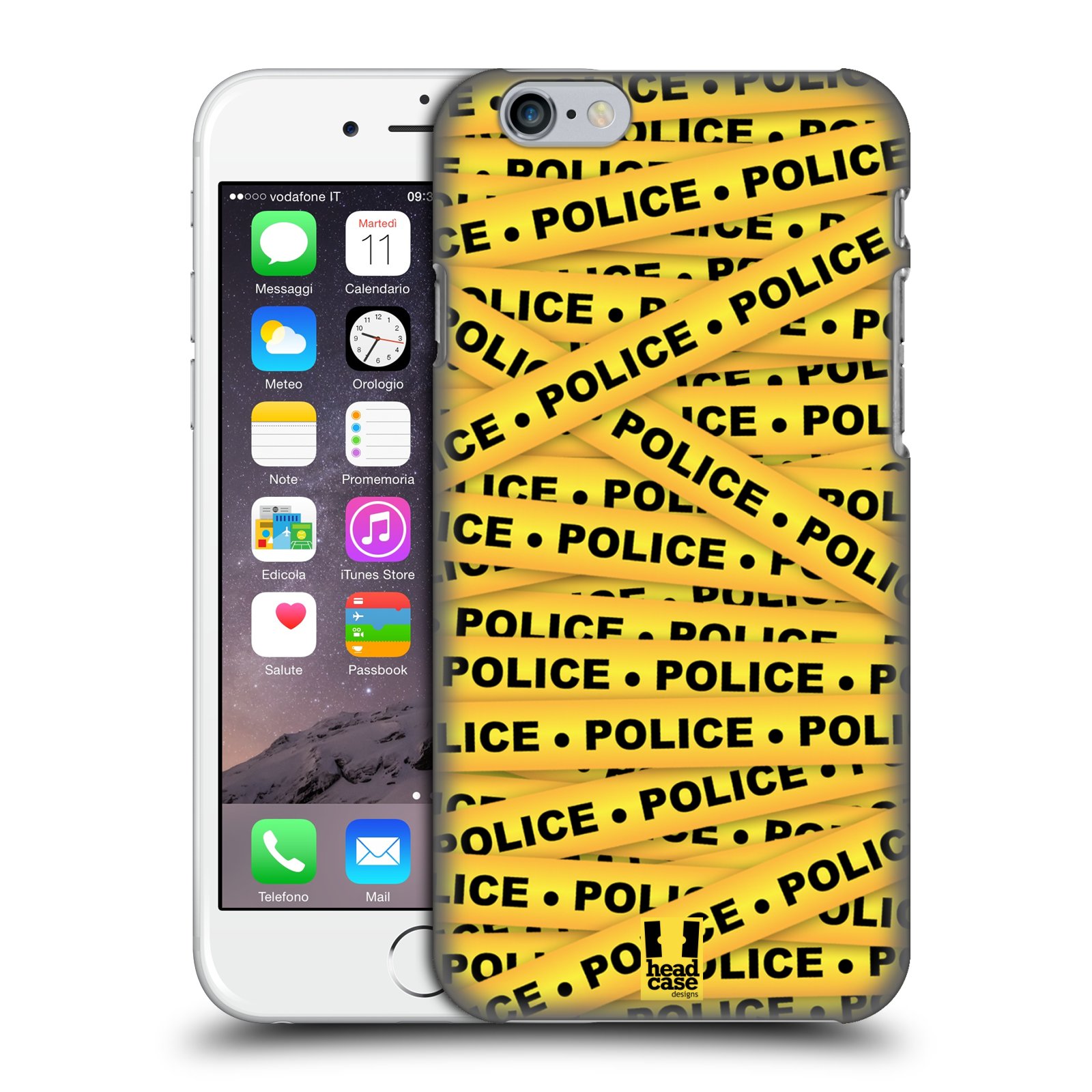 Plastové pouzdro na mobil Apple iPhone 6 a 6S HEAD CASE POLICEJNÍ PÁSKA (Kryt či obal na mobilní telefon Apple iPhone 6 a 6S)
