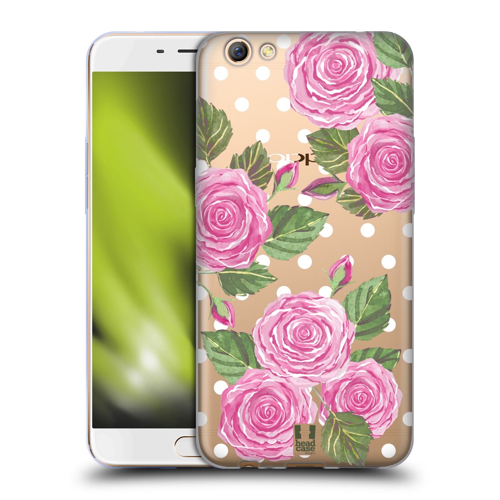 FUNDA HEAD CASE DESIGNS ACUARELA FLORES 2 GEL SUAVE PARA TELÉFONOS OPPO - Imagen 8 de 12