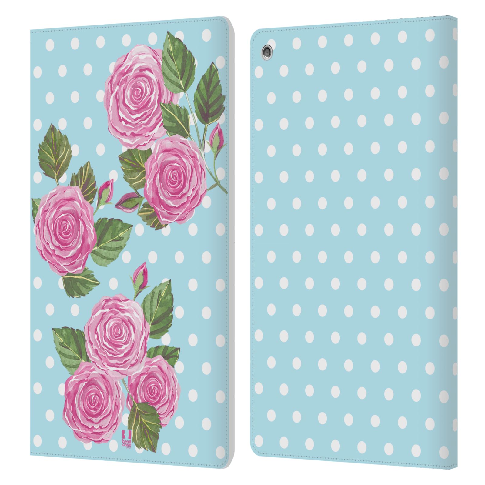 HEAD CASE DESIGNS WATERCOLOUR FLOWERS 2 LEATHER BOOK WALLET CASE FOR AMAZON FIRE - Picture 7 of 11