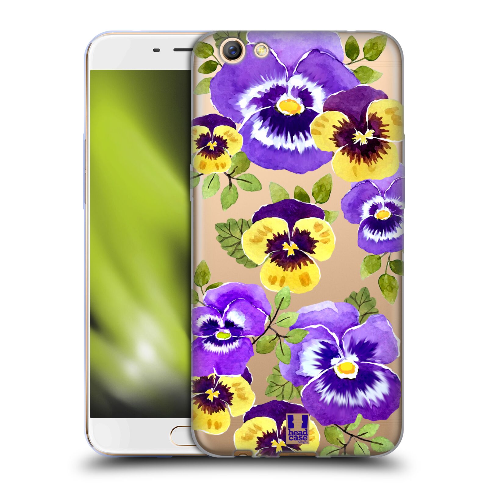 FUNDA HEAD CASE DESIGNS ACUARELA FLORES 2 GEL SUAVE PARA TELÉFONOS OPPO - Imagen 10 de 12